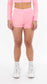 Spoiled shorts pink & white